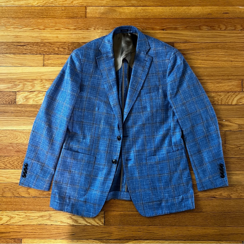 Peter Millar Windowpane Sport Coat / Blazer